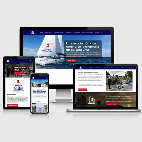 Web Asociación William Martin
