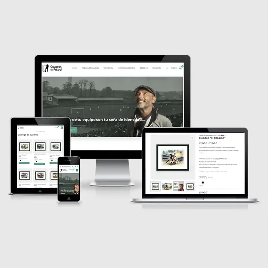 Proyecto Tienda online cuadrosdefutbol.com de Click Publicidad