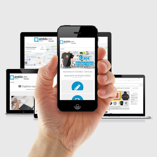 Proyecto Página web Ambito Gráfico de Click Publicidad